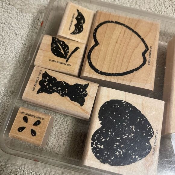 Stampin’ Up! Definitely Decorative 2001 Country Apple Rubber Stamp Stamping - Picture 3 of 7